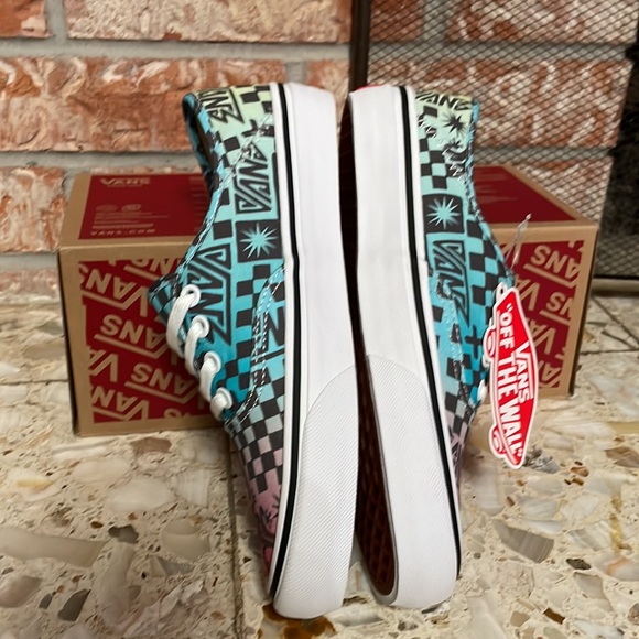 Vans Classic Authentic Sf tribal checkered multiple colors true white - Picture 5 of 10